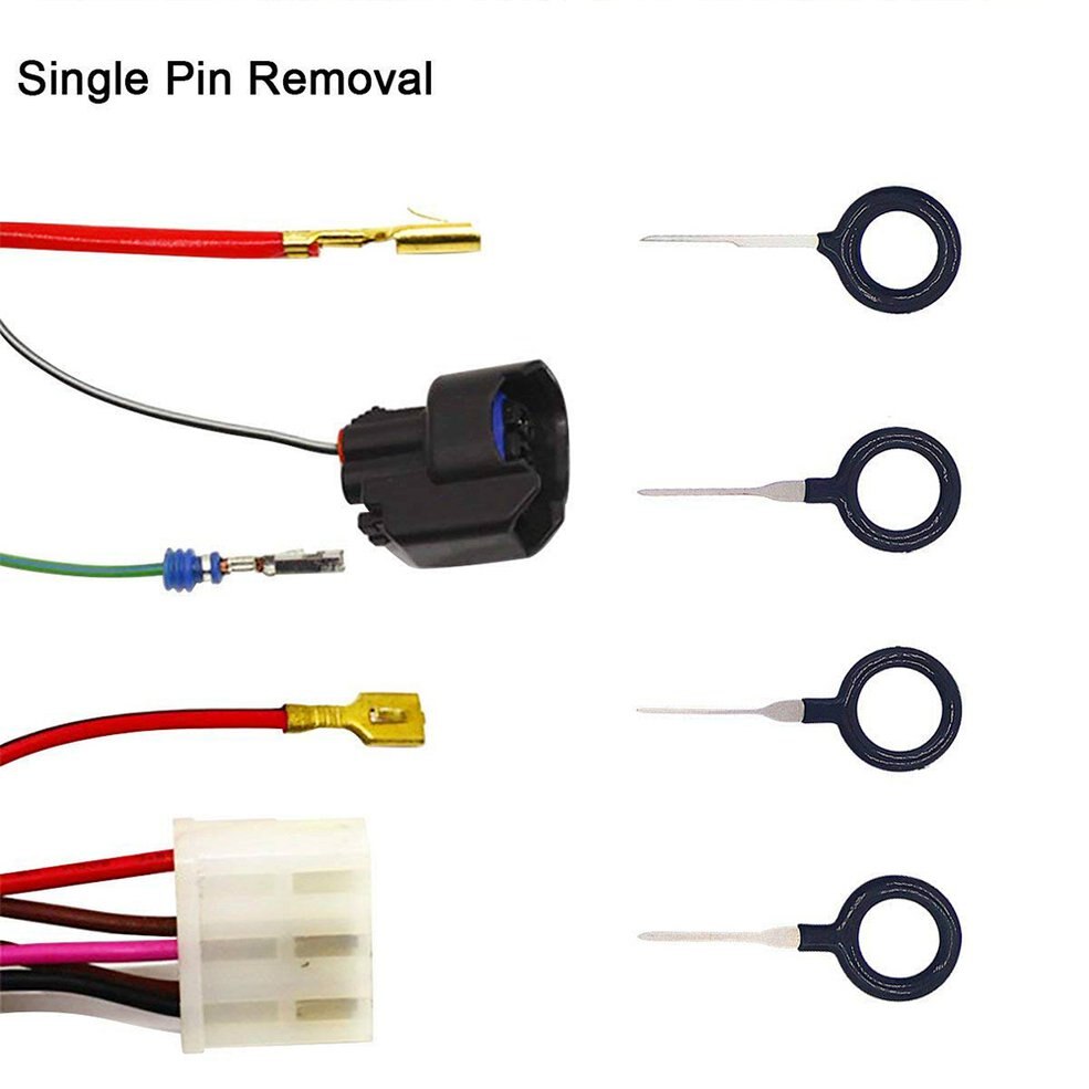 Automotive ledningsnettet stik terminal fjernelse værktøj 3- stykke push pin værktøj bil reparation værktøj nålefjerner