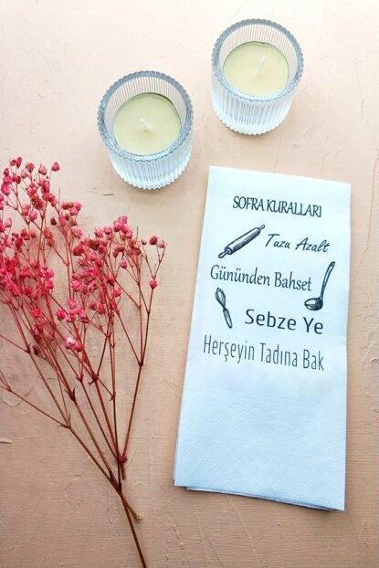 Partei Serviette Türkische Serviette-Serviette Präsentation Pack-geschirr präsentationen: Sofra  24.Stücke
