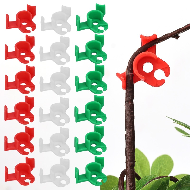 Dispositivo de doblado de ramas de plantas, entrenamiento de baja presión, Clips fijos, doblador de entrenamiento de flores y plantas reutilizables, herramienta de jardín para el hogar