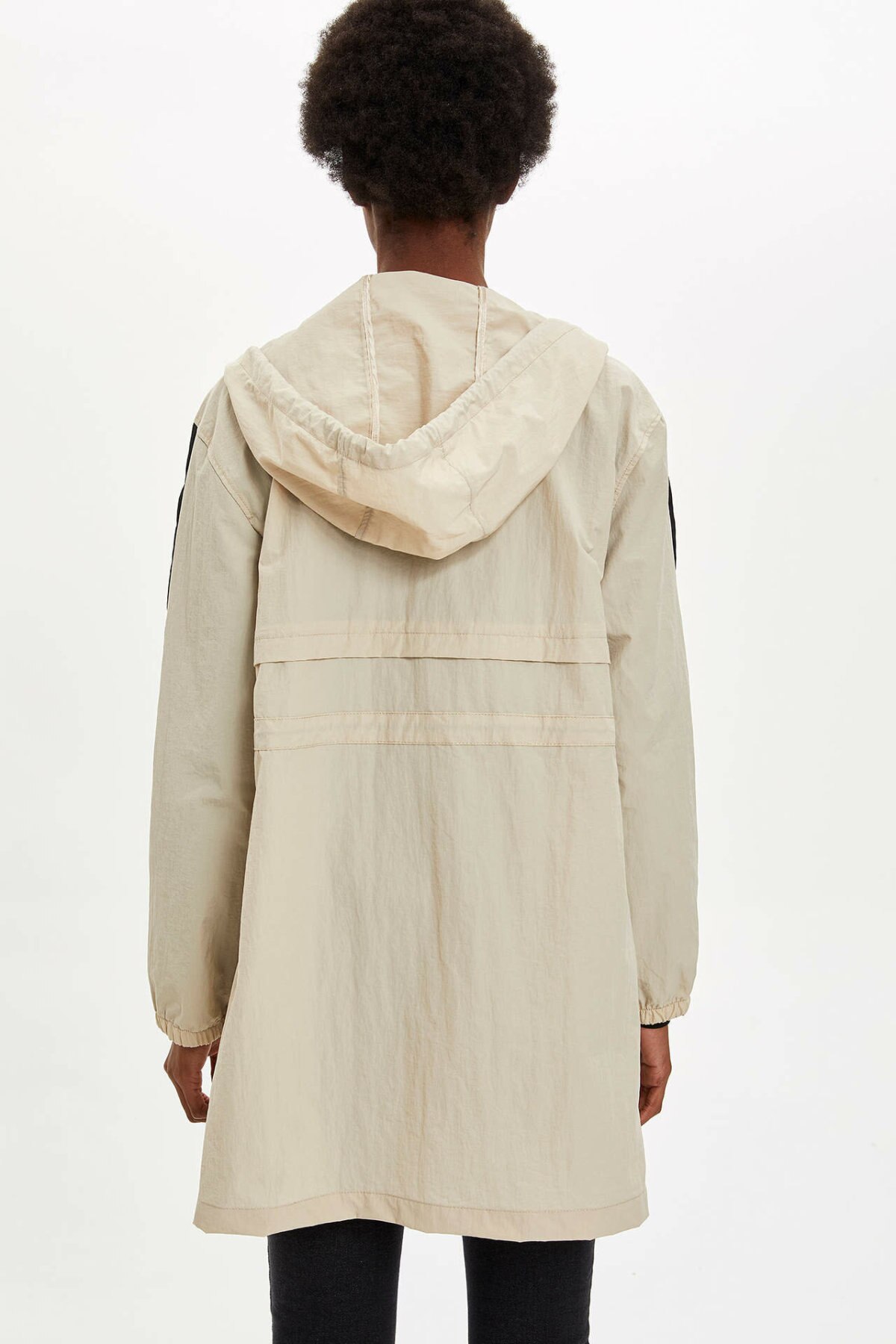 DeFacto femme à capuche solide manteau ample femme vestes à glissière pour les femmes sports manteaux automne dames-M7891AZ19AU