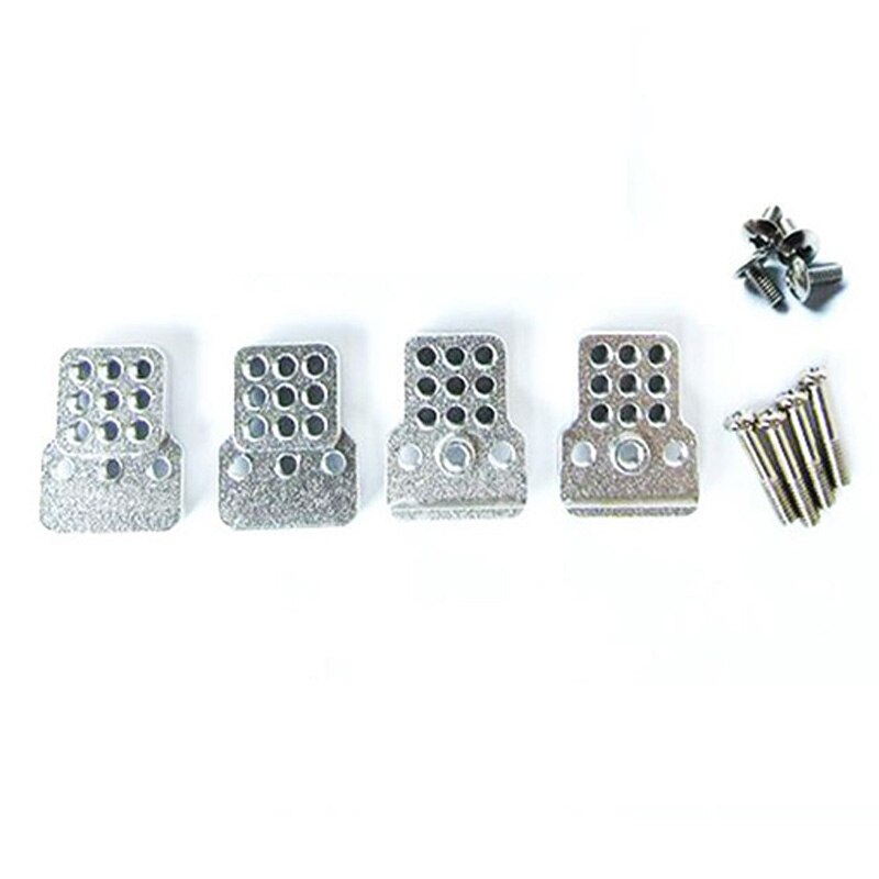 4 Stuks Rc Auto Metalen Shock Tower Beugel Kits Shock Sbsorbers Extension Seatfor 1/16 Wpl C-14/C-14K/C-24/C-24K Truck Off Road Auto P