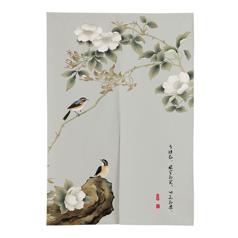 Chinese Inkt Landschap Deur Gordijn Slaapkamer Partitie Gordijn Keuken Half Gordijn Japanse Gordijn Noren Feng Shui Gordijn: 10 / 85x150cm