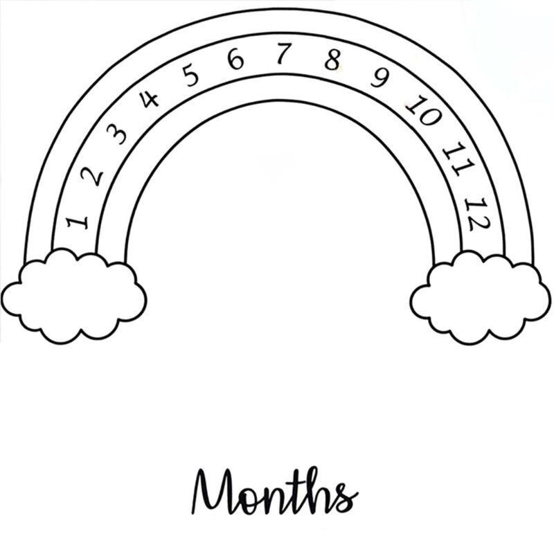 100x100cm tęczowy kwiat drukowane dziecko miesięczny kamień milowy koc tło fotograficzne rekwizyty Photoshoot dostaw hurtowych: 1