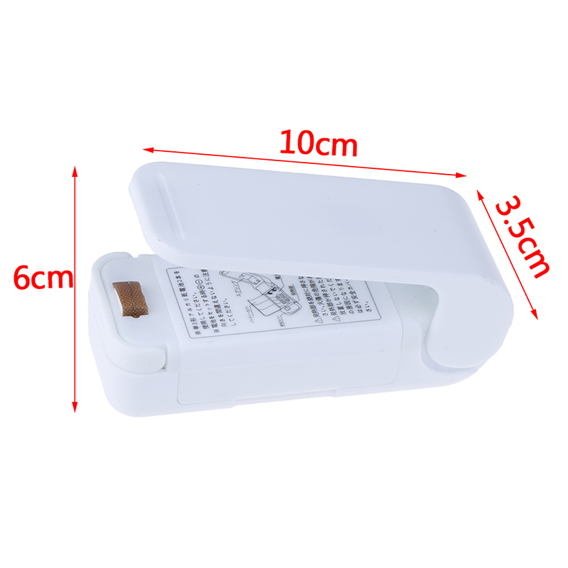 Mini Draagbare Sealer Machine Handheld Voedsel Snacks Verpakking Vacuüm Plastic Zak Warmte Vacuüm Sealer Sluiten Capper
