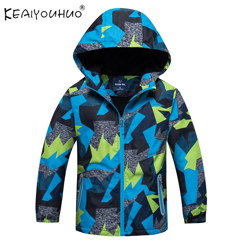 Ragazza infantile Frangivento Impermeabile Giubbotti Camouflage Carica Con Cappuccio Dei Vestiti Dei Ragazzi Vestiti Per Ragazze Bambini Cappotti Del Bambino di Sport Magliette E Camicette Autunno