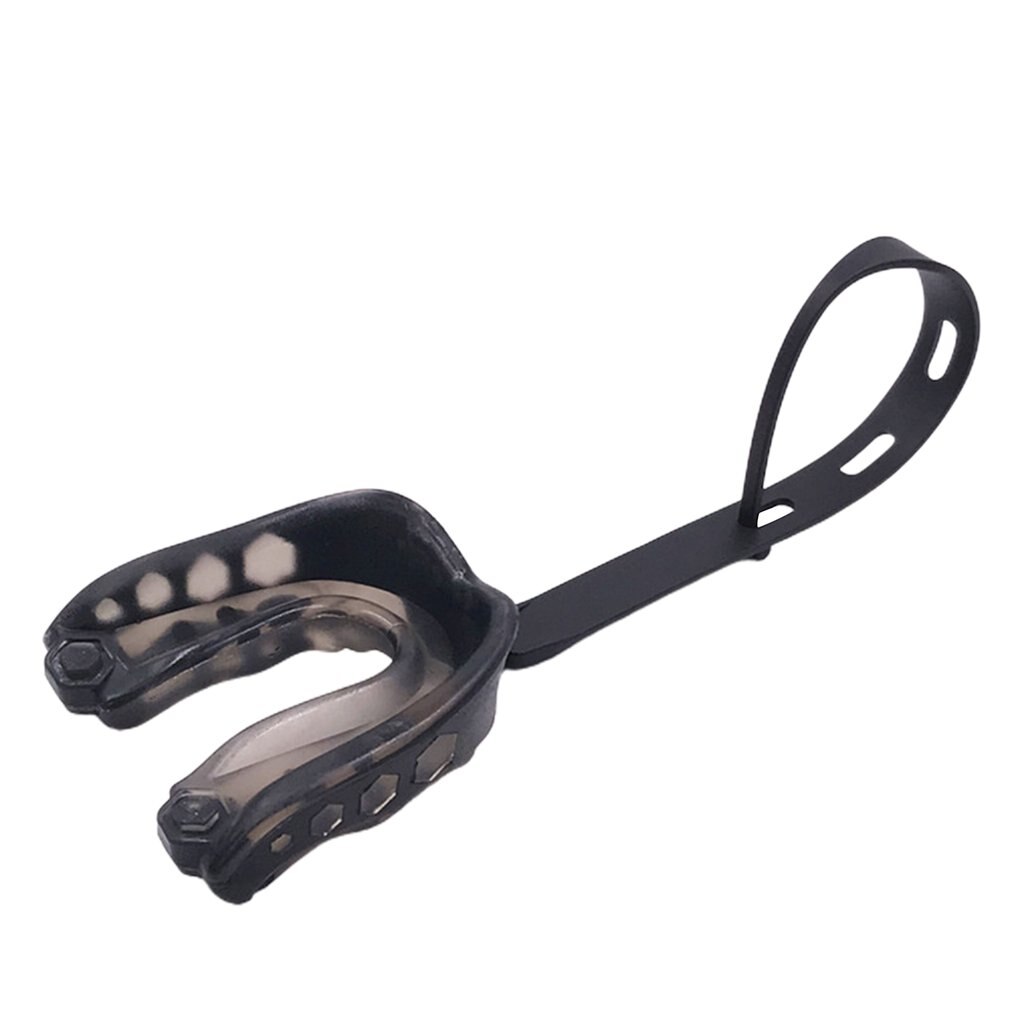 Sport Mond Guard Eva Tanden Protector Kids Jeugd Gebitsbeschermer Tand Brace Bescherming Voor Basketbal Rugby Boksen Met Lanyard
