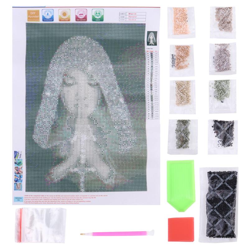 AIRDEA Buddha Lotus Diamond Painting Kits für Erwachsene, DIY 5D Diamond Art Paint mit runden Diamond, Full Drill Gem Art Painting Kit für Home Wall Decor Geschenke 30x40cm