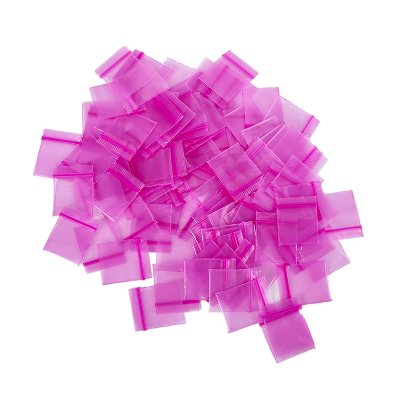 100 Stuks Plastic Ventiel Zakken Plastic Verpakking Zakjes Ziplock Pil Verpakking Zakjes Mini Ritssluiting Zakje Rits Ritssluiting Zakje Ritssluiting Zak Zak: YELLOW