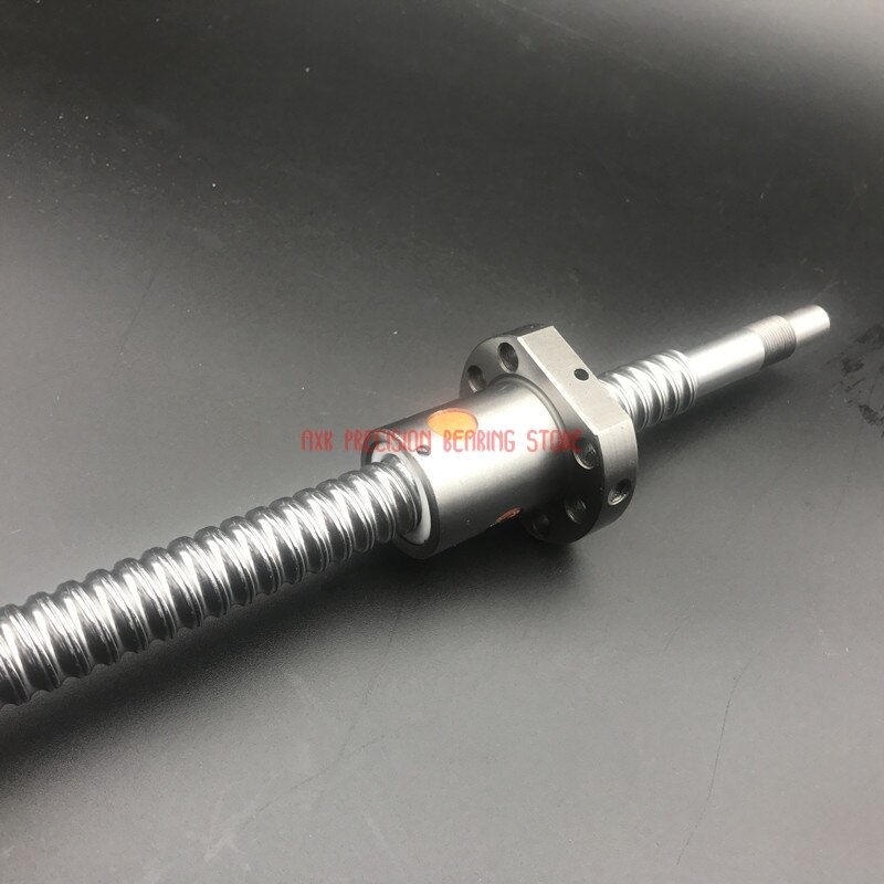 Cnc Router Parts Sfu1605 450mm Ballscrew Set : 1pc Ball Screw Rm1605 L450mm+1pc Nut Cnc Part Standard End Machined For Bk/bf12
