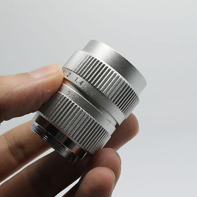 FUJIAN 25mm f/1.4 c monture cctv f1.4 lentille pour micro 4/3 m4/3 nex GX1 OM-D 1 argent