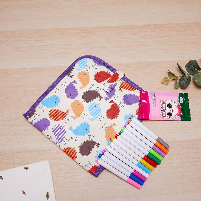 Kids Painting Book Portable Double-sided Erasable Drawing Animal Graffiti Writing Board Supplies Early Education