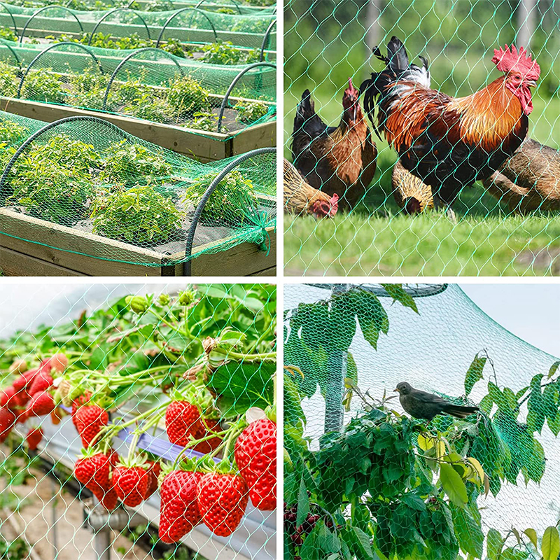 Red de protección antiaves de 20/10M, malla para plantas de jardín, protege plantas y árboles frutales de pájaros, ciervos, aves de corral, la mejor esgrima