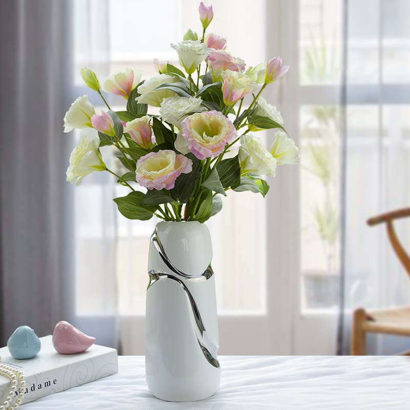 The living room decoration flower vase ceramic thr... – Vicedeal