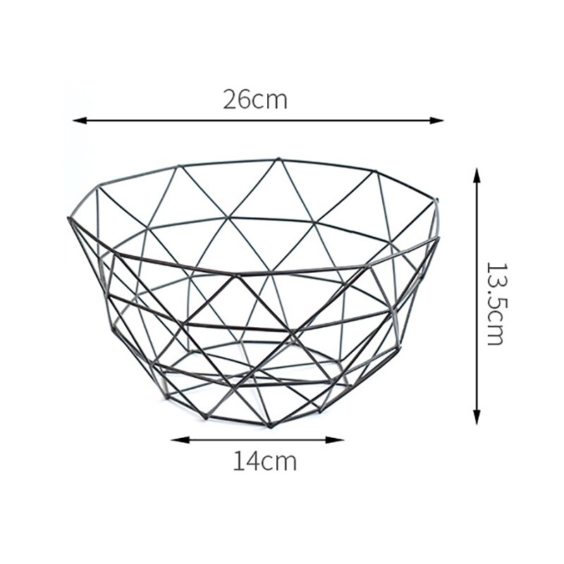 Keuken Mand Container Kom Metalen Draad Mand Fruit Groente Opslag Kommen Afvoer Rek Snack Lade Ei Manden Opslag Kom: E