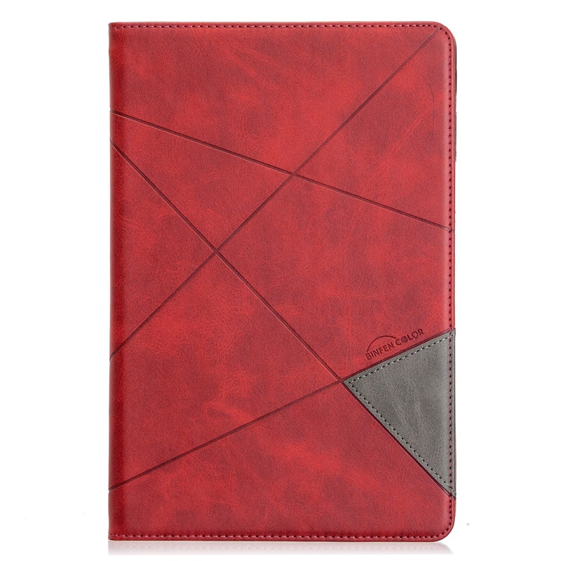 Hoesje voor samsung galaxy tab  s4 10.5 inch sm -t835 sm-t830 t830 luxe leren flip stand cover tab  s4 10.5 inch tablethoes: Rood