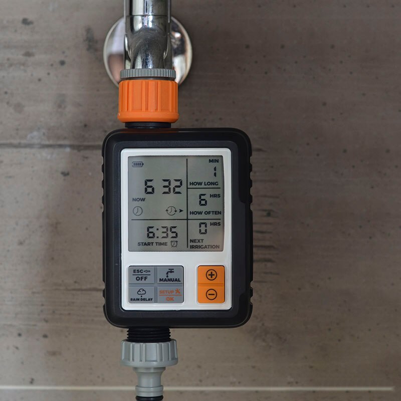 Automatische Elektronische Wasser Timer Lcd Bildschirm Sprinkler Controller Outdoor Garten Timer Bewässerung Timer Bewässerung Controller Werkzeug