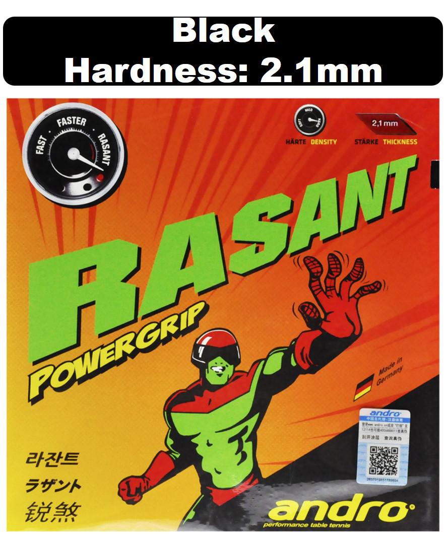 Genuine Andro Tenis De Mesa goma Rasant Grip granos en Pips-En Ping Pong esponja Tenis De Mesa: PG black