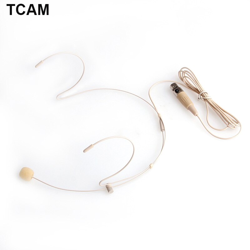 Professionelles headset mit zwei ohrbügeln und mikrofonanschluss, passend für xlr und 3- pin-kabel  ta3f -m28