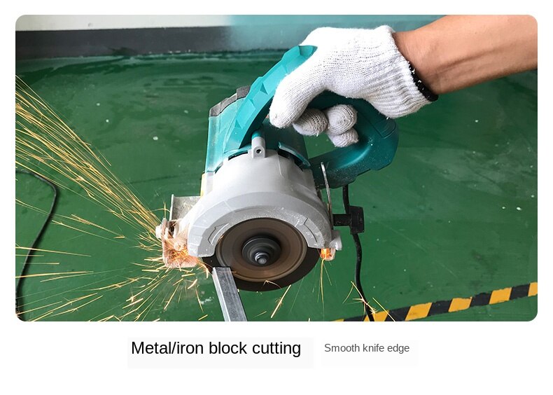 Stone cutting machine tile woodworking small portable household marble machine slotting machine