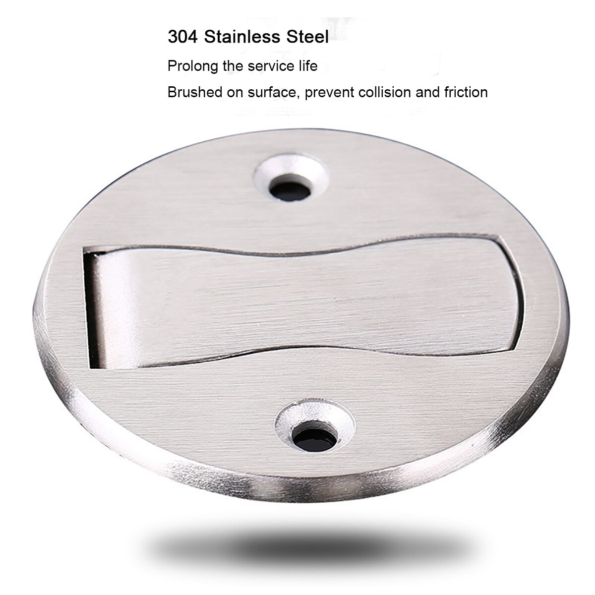 Pure 304 Stainless Steel Door Stop Strong Magnetic Bathroom Door stopper Wind-Proof -Proof interior Door Holder