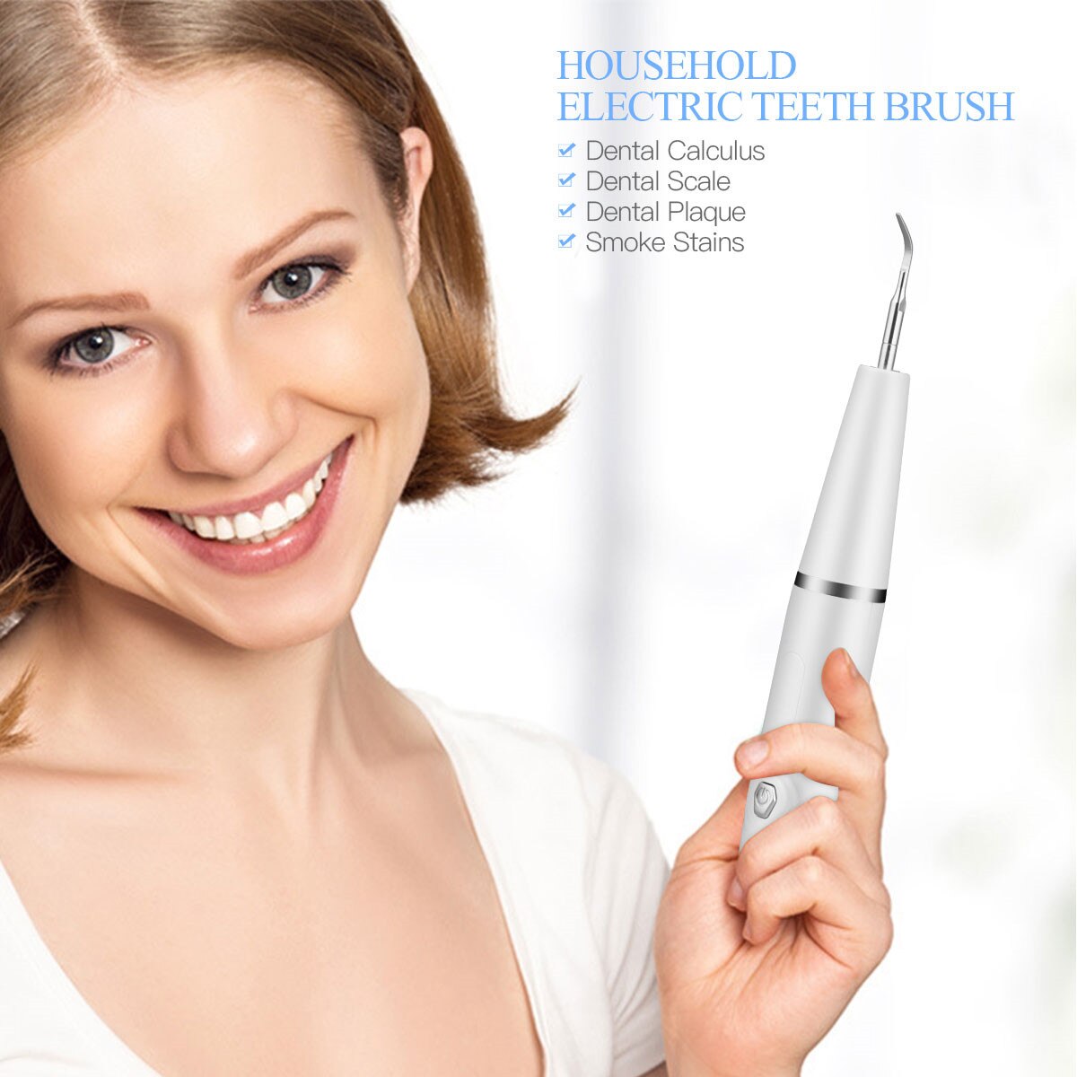 Electric Ultrasonic Sonic Dental Scaler Toothbrush... – Grandado