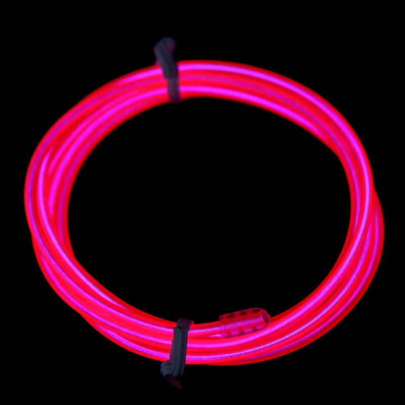 1M Neon Light Dance Party Decor Light Led Lamp Flexibele El Wire Rope Tube Strip: PK