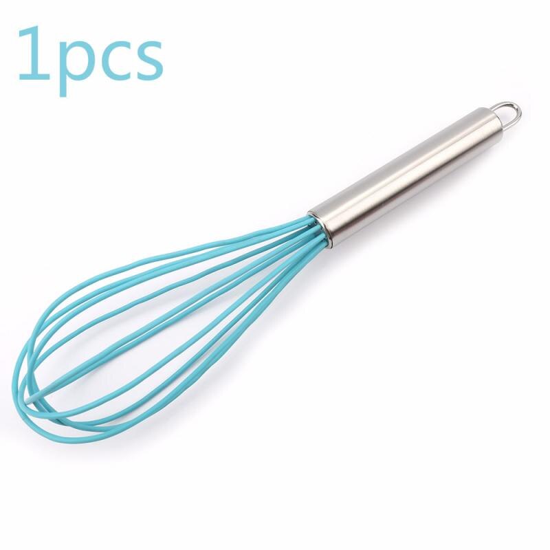 1pcs Drink Whisk Mixer Egg Beater Silicone Egg Beaters Kitchen Tools Hand Egg Mixer Cooking Foamer Wisk Cook Blender: 1pc A