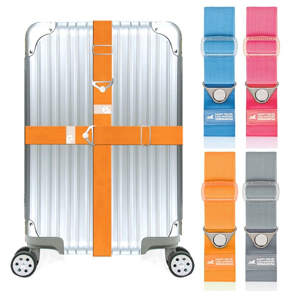 Anti-Diebstahl-Gepäck Schnallen riemen verstellbarer Pack gürtel Gepäck sicheres Schloss Bündelung Koffer Gürtel Reisekoffer Zubehör