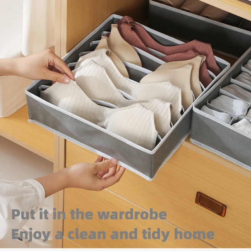 Kleding Organizer Broek Kleding Jeans Opbergdoos Garderobekast Organisatie Ondergoed Bh Sokken Compartiment Doosjes Kast