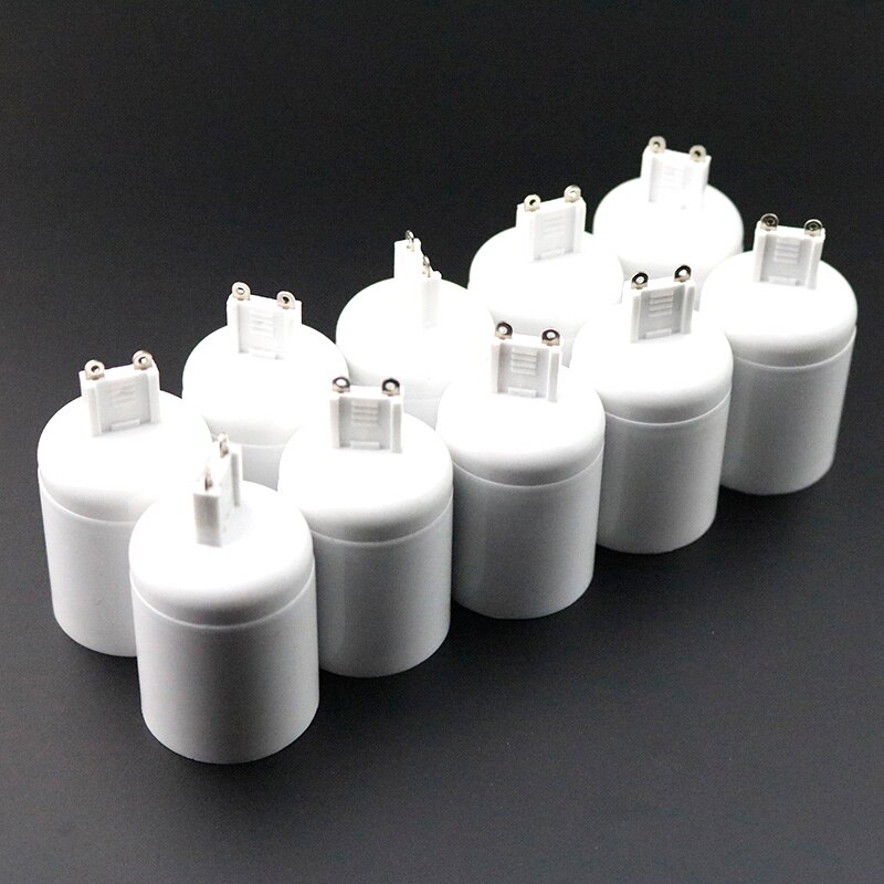 Soporte de conversión de Base de bombilla Led para lámpara G9 a E27, adaptador de enchufe, Material incombustible para el hogar, bombilla y iluminación