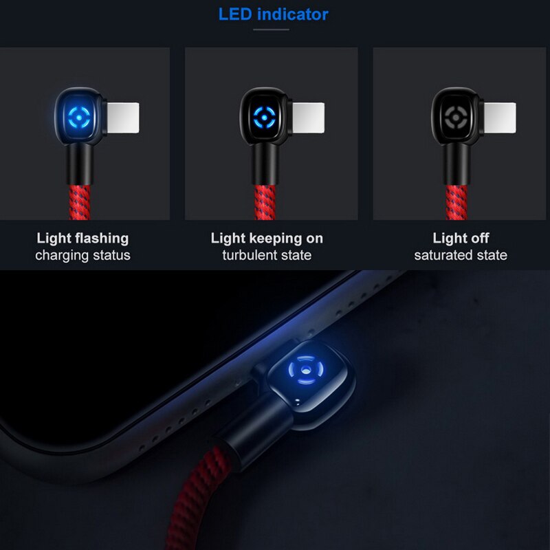 MCDODO Auto Trennen LED Licht Für iPhone Ladegerät Kabel USB Kabel Schnelle Lade Datenkabel Für iPhone XR XS Max 8 7 Plus
