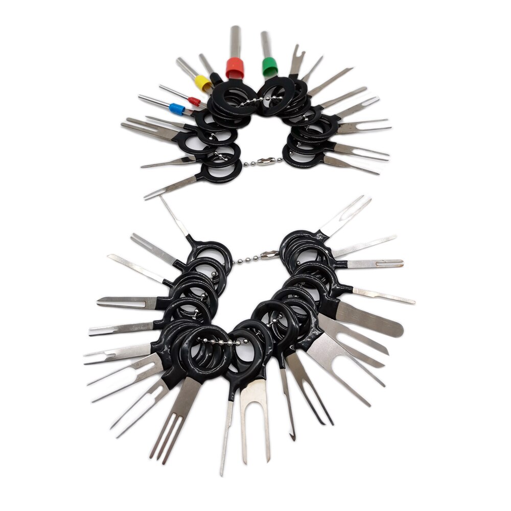 A41 stuks bedradingsklemconnector pin extractor trekker auto terminal verwijderingsset terminal reparatiegereedschap