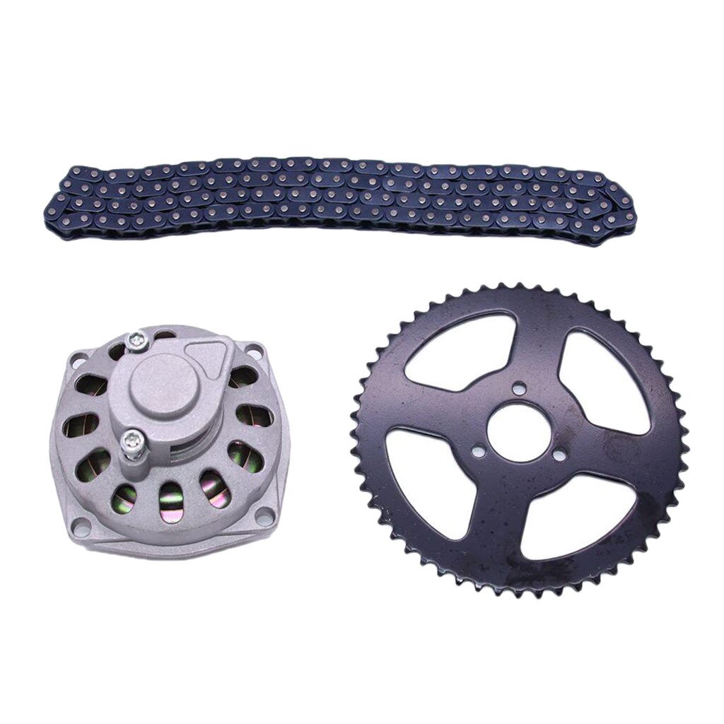 Motorcycle Sprocket Kit Drive System T8F Chain &amp; 6T &amp; 54T 26mm Rear Sprocket Kit for Mini Motorcycle 49cc Motorbike