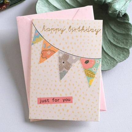 15pcs Mini Greeting Card Birthday Card Best Wishes Small Flower Card: 07