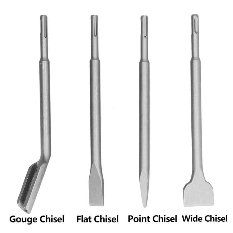 Chisels Hammer Drill Tool Set Sturdy Optional Chisel Hammer Drill Bits Strong for Wall for Concrete
