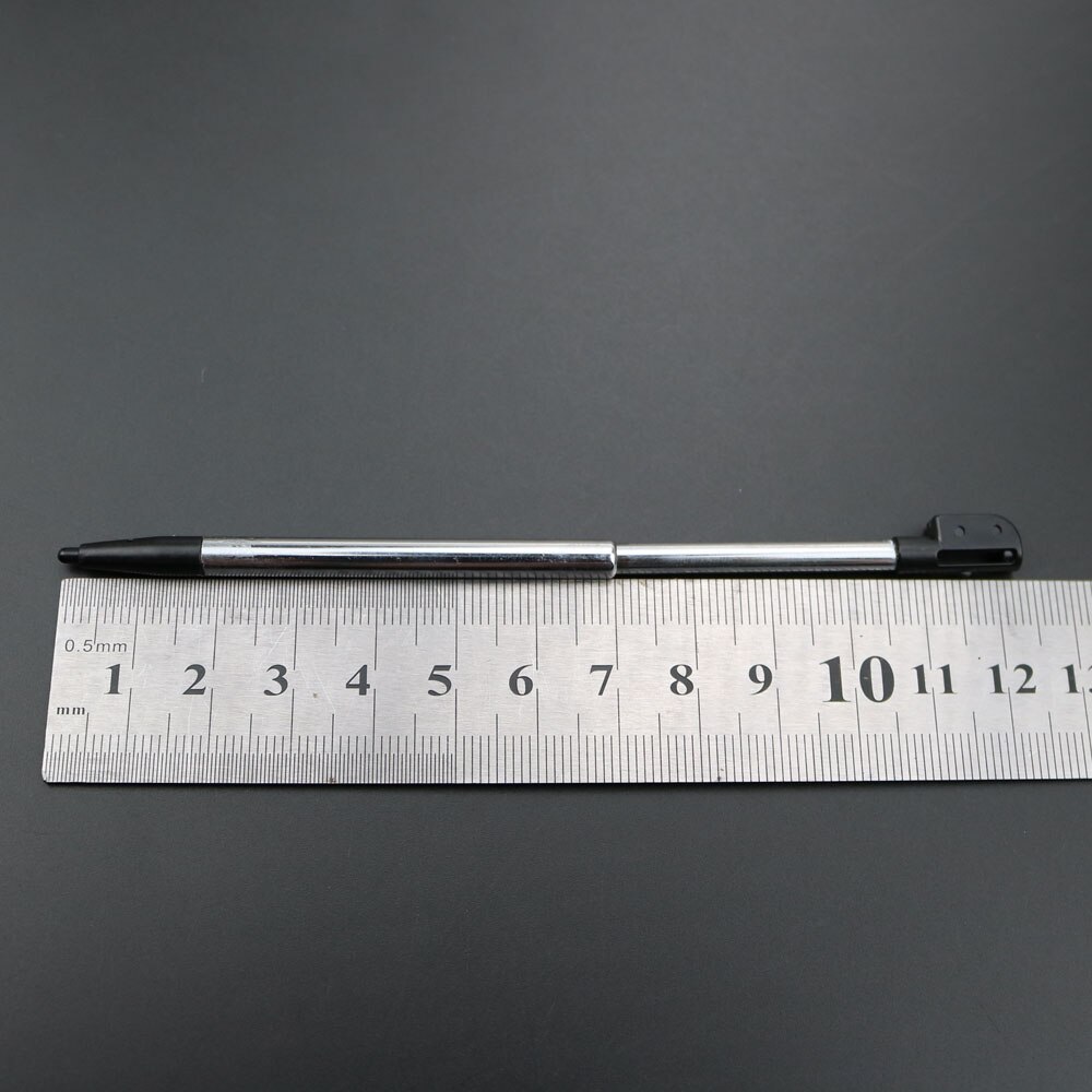 Stylo tactile extensible en métal de stylet de rechange rétractable en plastique en aluminium de TingDong pour Nintendo DS Lite pour ND SL