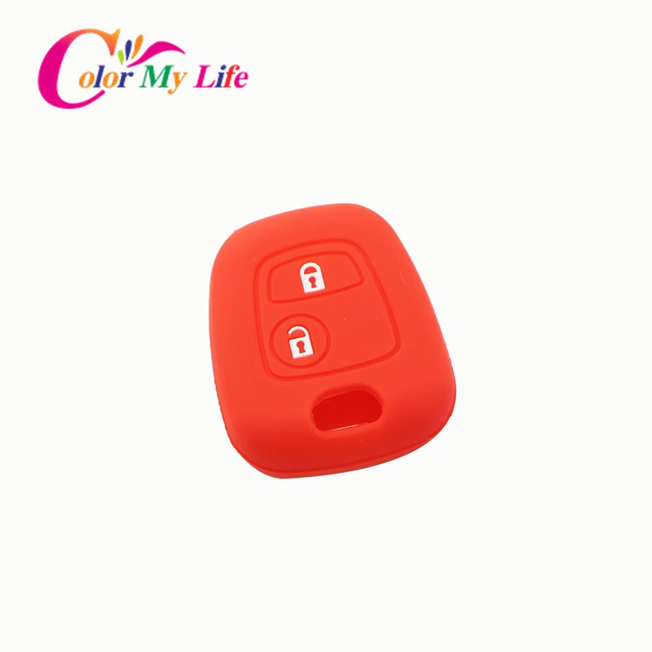 Silikone nøglecover cover til peugeot 107 206 307 Grandado
