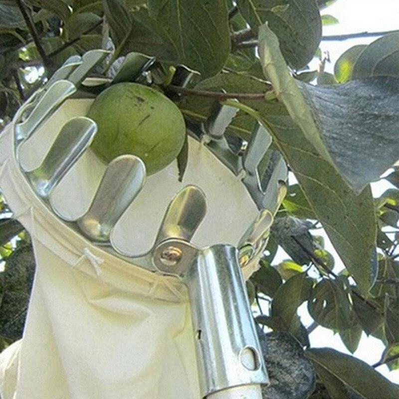 Fruit Picker Head Basket Portable Fruits Catcher For Harvest Picking Citrus Pear Collector Catcher Peach Picking Garden Tool
