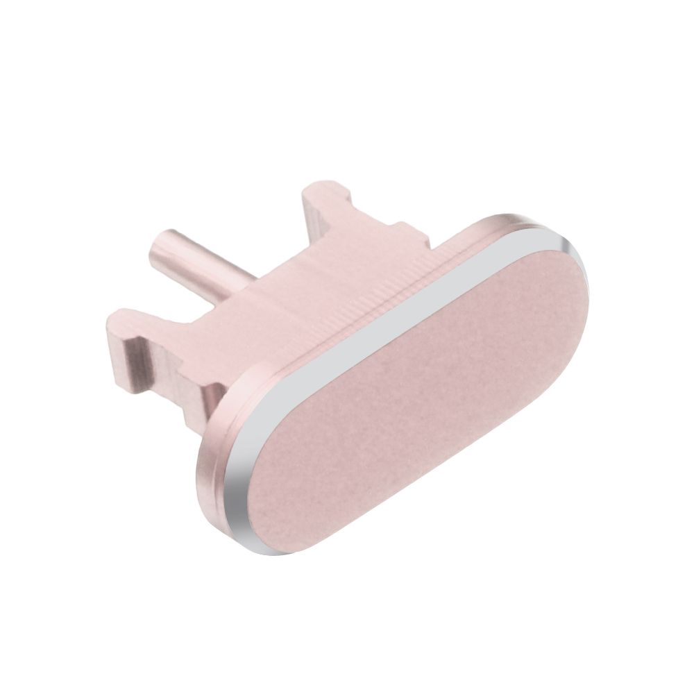 Slijtvaste Anti Stof Plug Voor Iphone 12 11 Pro Max X Xr Max 8 7 6S Plus charger Port Blok Metal Stopper Stofdicht Cover: rose gold