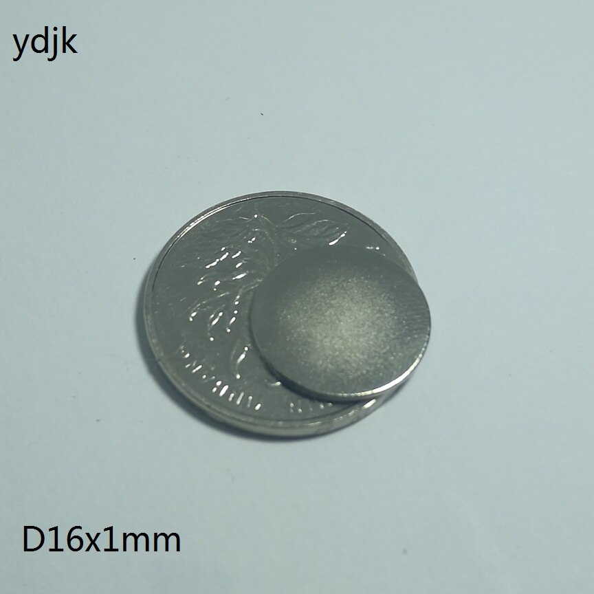 10 20 50Stks/partij Neodymium Magneet 16*1 N35 Sterke Disc Mm Ndfeb Magneet 16X1 Zeldzame Aarde Permanente Magneet 16 X 1 Voor Speaker