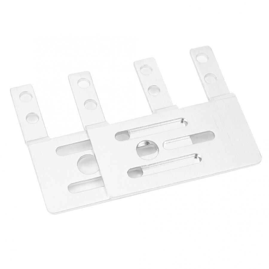 2 Pcs Servo Mounting Bracket 7005 Aluminum Robotic Adjustable Servo Mounting Board