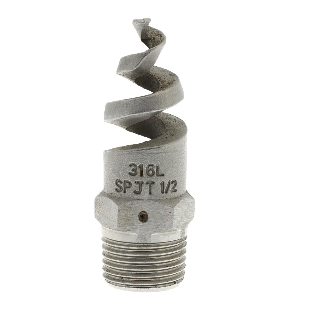 Spiraal Kegel Verneveling Sproeikop 1/2 Inch/Man/316L Rvs 120 °