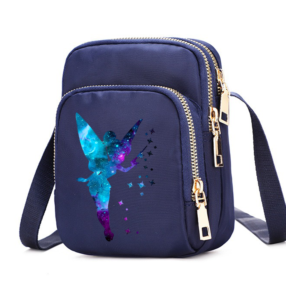 Tinker Bell mobiele telefoon portemonnee crossbody tas voor schoudertassen grote draagtas dames onderarmhandtassen vrouwelijk meisje