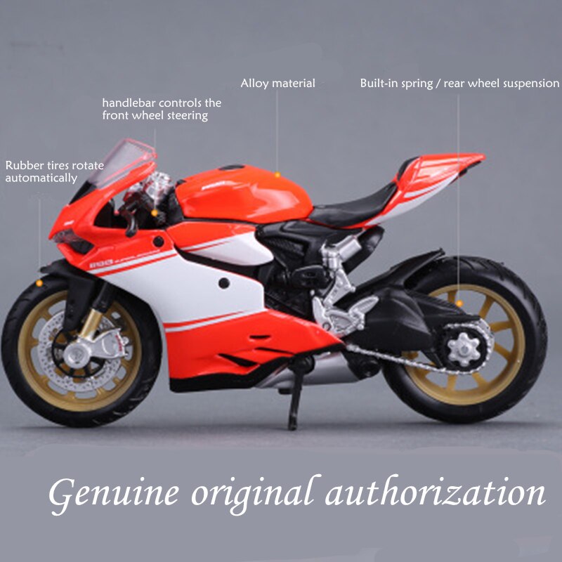 Maisto 1:18 16 stile Ducati HYPERMOTARD original autorisierten simulation legierung motorrad modell spielzeug auto sammlung