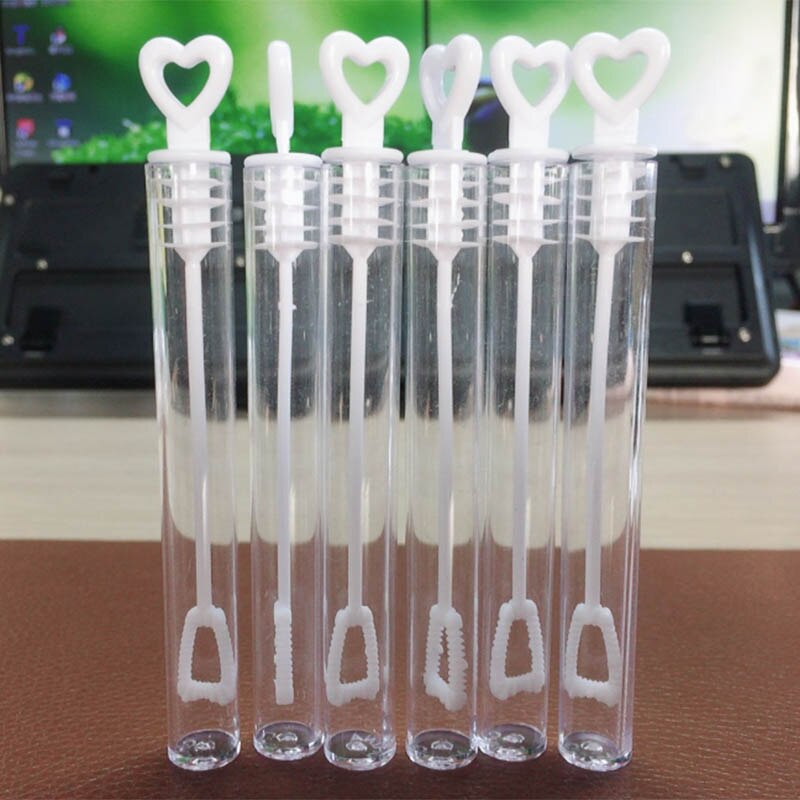 12 unids/set frascos vacíos para burbujas de jabón de la boda decoración de la de cumpleaños de juguete de los niños burbujas de diversión para los niños al aire libre de burbuja de juguete