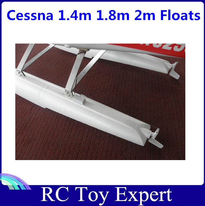 1.4 m 1.8m 2.0m Cessna 182 185 RC Airplane Parts Pontoon Water Shoes Floats