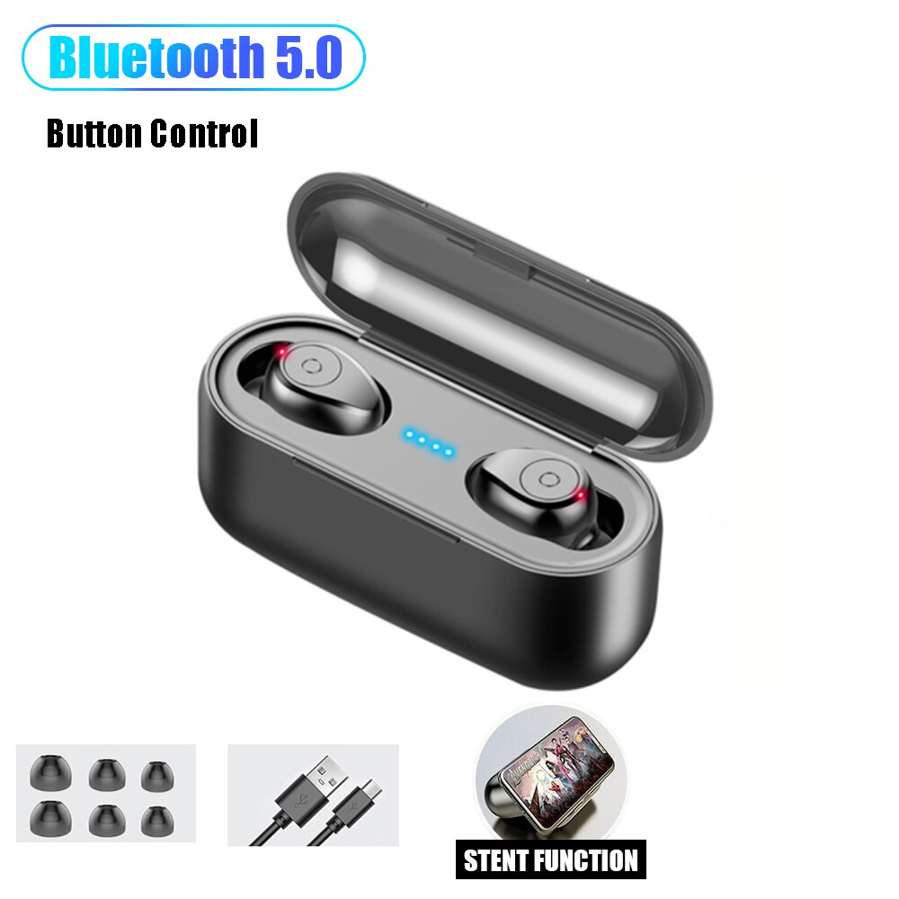 Mini Tws Bluetooth V5.0 Oortelefoon Draadloze Hoofdtelefoon Oortelefoon In Oor Sport Waterdichte Draadloze Headset Oordopjes Fone Bluetooth