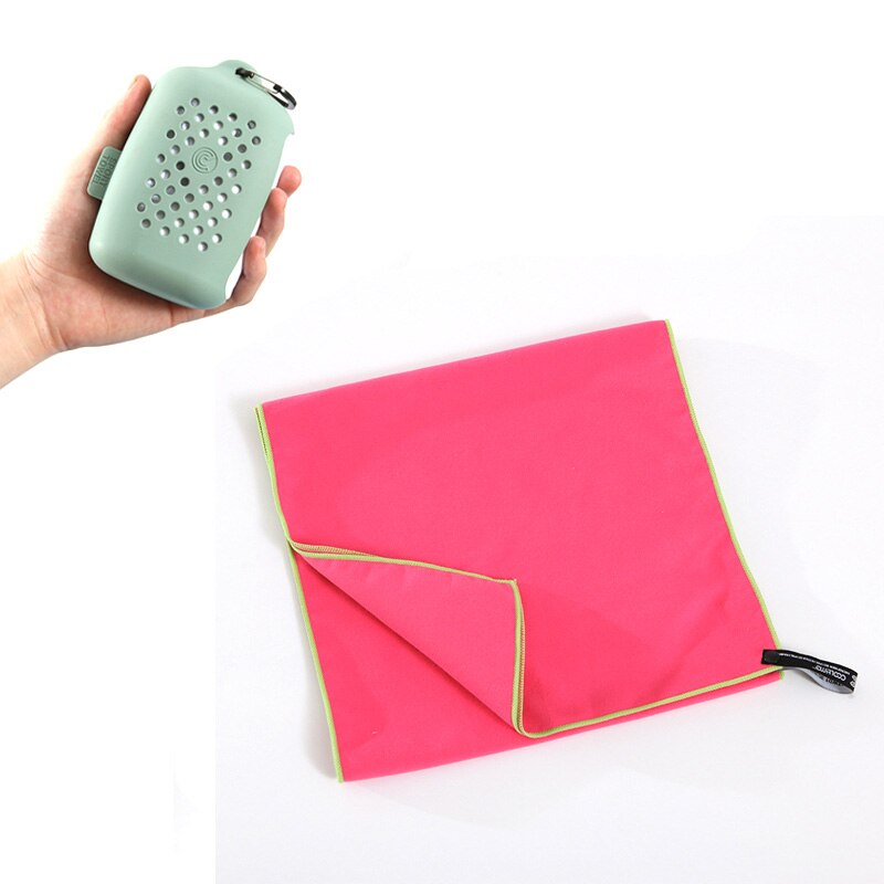 Portable Quick Dry Travel Towel Silicone Bag Absorbent Mini Compression Towel Outdoor Running Yoga Fitness Sport Cool Towel