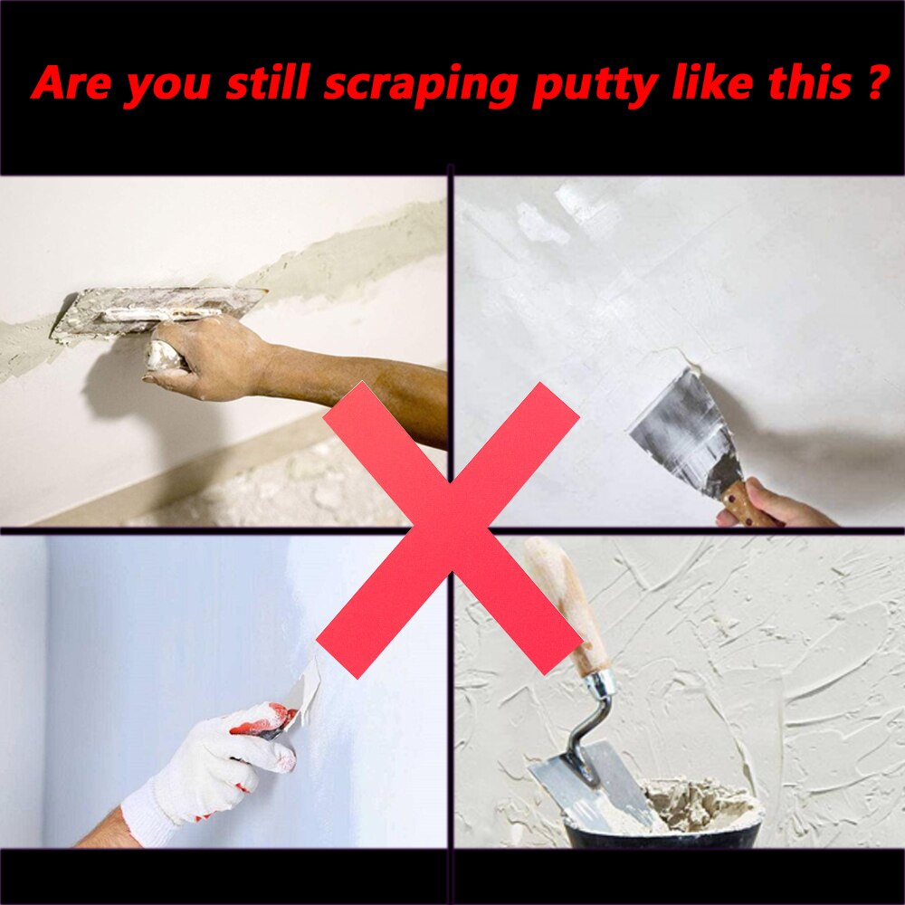 Wall Plastering Tools Putty Knife Drywall Smoothing Spatula Building Tool Stainless Steel Painting Finishing Skimming Blades