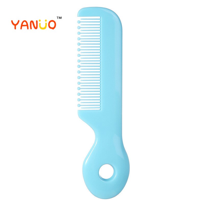 YANUO 1PC Baby Kamm Nette Mädchen Sanften Weichen Haar Kamm einstellen Neugeborenen Babys ABS Kunststoff Anti-statische Karikatur kamm Baby Haar Pinsel: Blau